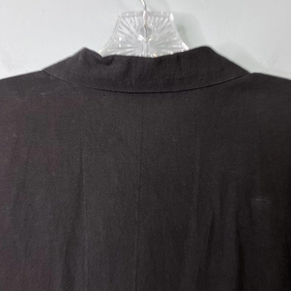 Jane Ashley Petite Black Embroidered Flamingo Palm Trees Sequined Beaded Size PL - Picture 11 of 13